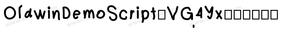 OldwinDemoScript-VG4Yx字体转换