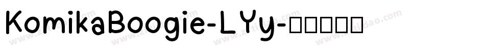 KomikaBoogie-LYy字体转换
