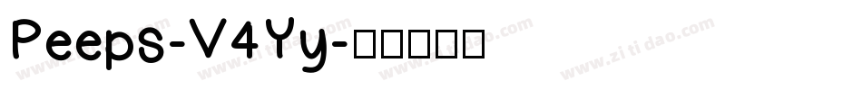 Peeps-V4Yy字体转换