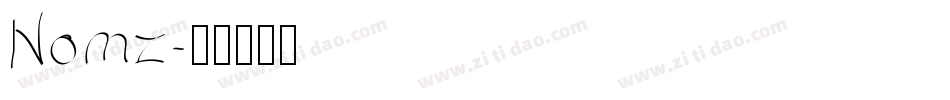 Nomz字体转换