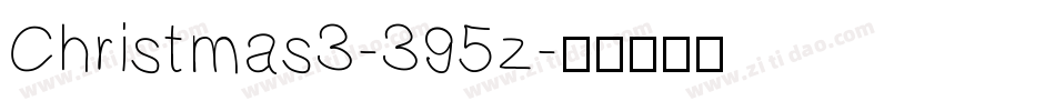 Christmas3-395z字体转换