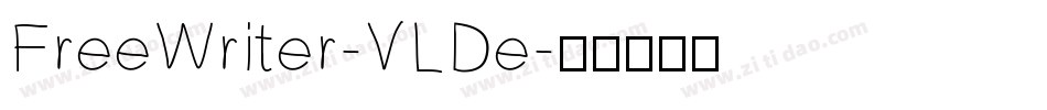 FreeWriter-VLDe字体转换