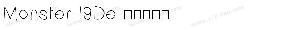 Monster-l9De字体转换