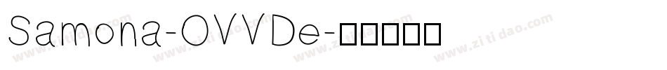 Samona-OVVDe字体转换