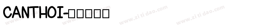 CANTHOI字体转换