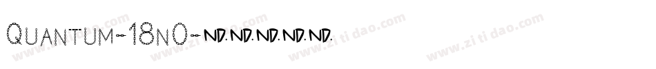 Quantum-18n0字体转换