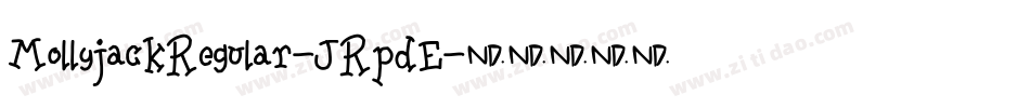 MollyjackRegular-JRpdE字体转换