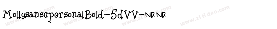 MollysanscpersonalBold-5dVV字体转换