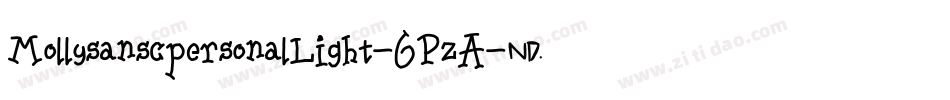 MollysanscpersonalLight-6PzA字体转换