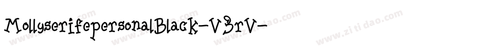 MollyserifepersonalBlack-V3rV字体转换