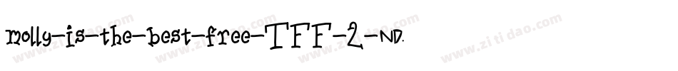 molly-is-the-best-free-TFF-2字体转换