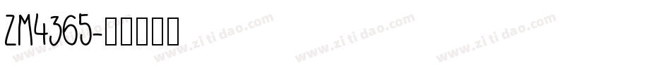 ZM4365字体转换