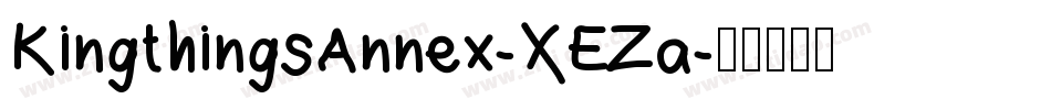 KingthingsAnnex-XEZa字体转换