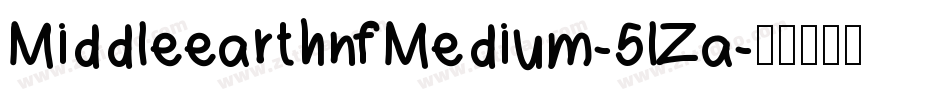 MiddleearthnfMedium-5lZa字体转换