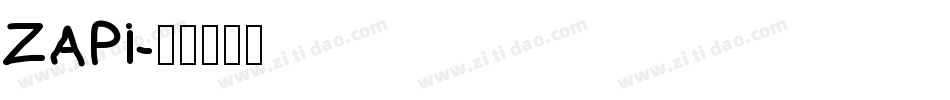 ZAPi字体转换
