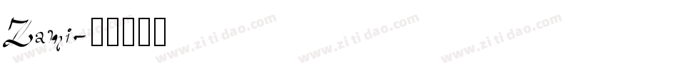Zami字体转换