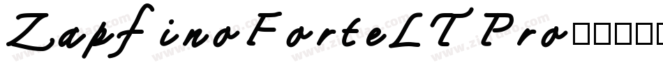 ZapfinoForteLTPro字体转换