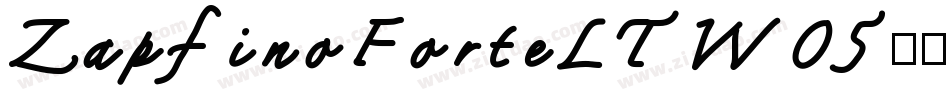 ZapfinoForteLTW05字体转换