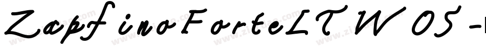 ZapfinoForteLTW05字体转换