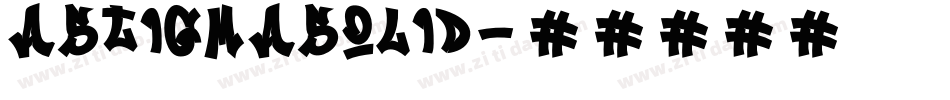 AstigmaSolid字体转换