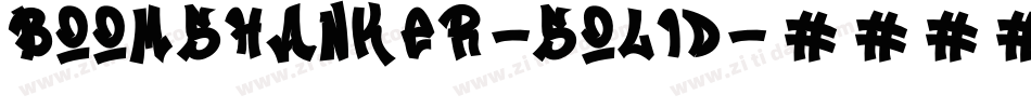 Boomshanker-Solid字体转换
