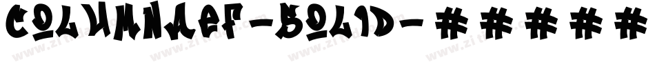 ColumnaEF-Solid字体转换