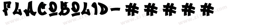 FlacoSolid字体转换