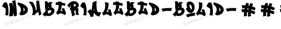IndustriaLTStd-Solid字体转换