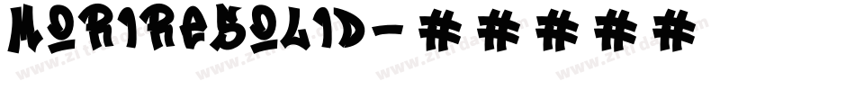 MorireSolid字体转换