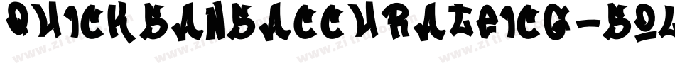 QuicksansAccurateICG-Solid字体转换