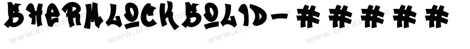 ShermlockSolid字体转换