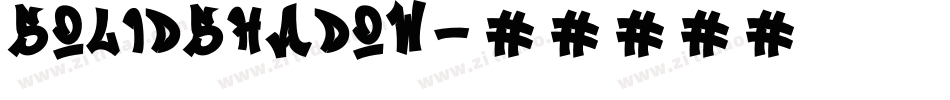 SolidShadow字体转换