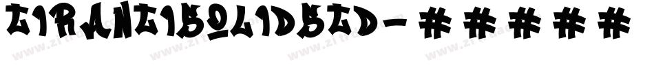TirantiSolidStd字体转换