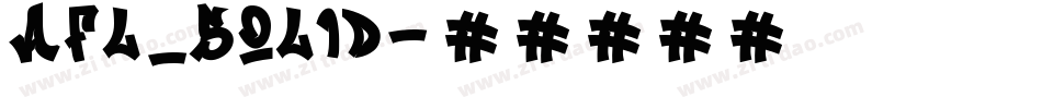 AFL_Solid字体转换