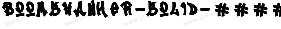 Boomshanker-Solid字体转换