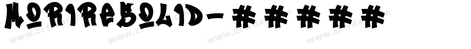 MorireSolid字体转换