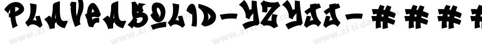 PlaveaSolid-Yzyjj字体转换