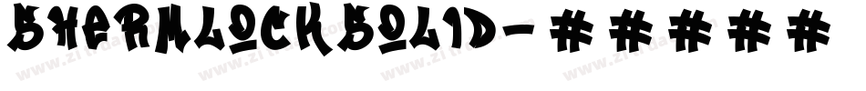 ShermlockSolid字体转换