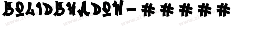 SolidShadow字体转换