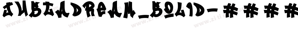 justadream_solid字体转换