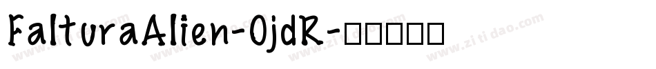 FalturaAlien-0jdR字体转换