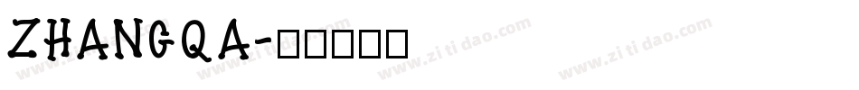 ZHANGQA字体转换