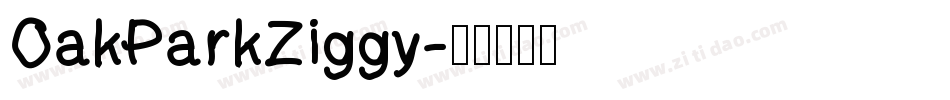 OakParkZiggy字体转换