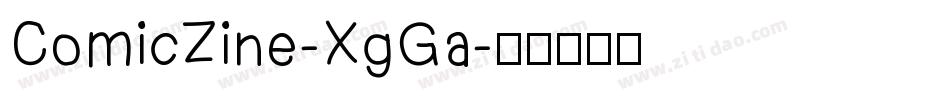 ComicZine-XgGa字体转换