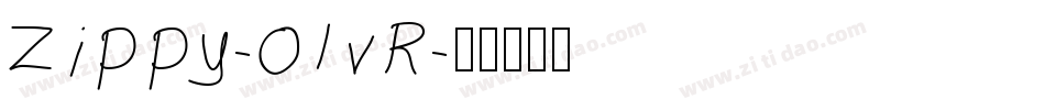 Zippy-0lvR字体转换