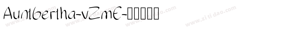 Auntbertha-vZmE字体转换
