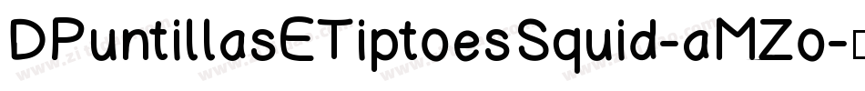 DPuntillasETiptoesSquid-aMZo字体转换