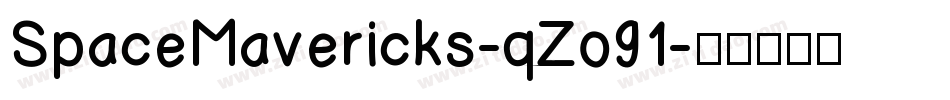 SpaceMavericks-qZo91字体转换