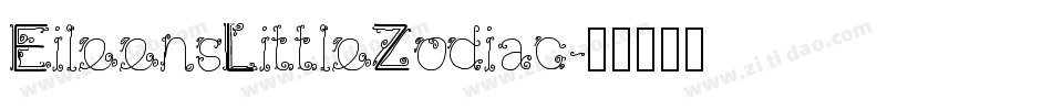 EileensLittleZodiac字体转换