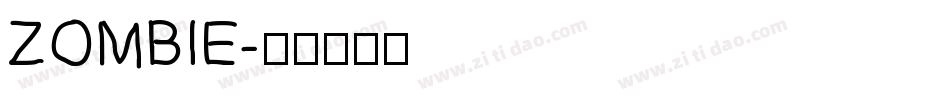 ZOMBIE字体转换